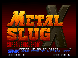 Metal Slug X